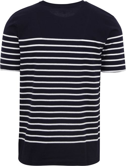 Armor-Lux Etel T-Shirt Stripes Navy Product / Achterkant