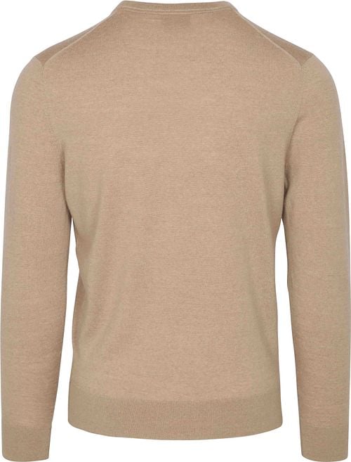 Suitable Merino Pullover Sand Product / Achterkant