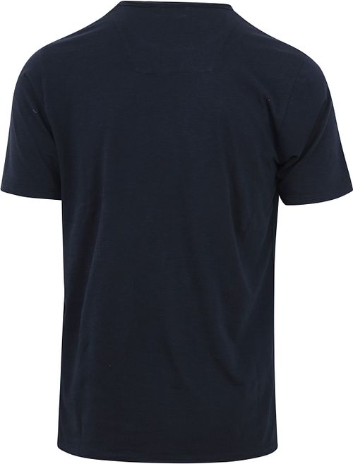 Dstrezzed Mc Queen T-shirt Melange Dark Blue Product / Achterkant