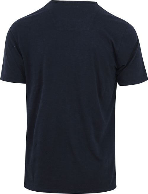 Dstrezzed Mc Queen T-shirt Melange Donkerblauw Product / Achterkant