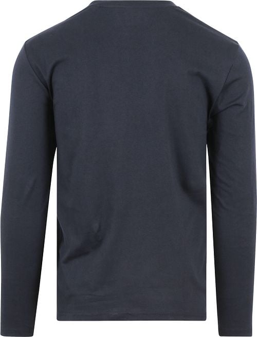 Marc O'Polo Long Sleeve T-Shirt Navy Product / Achterkant