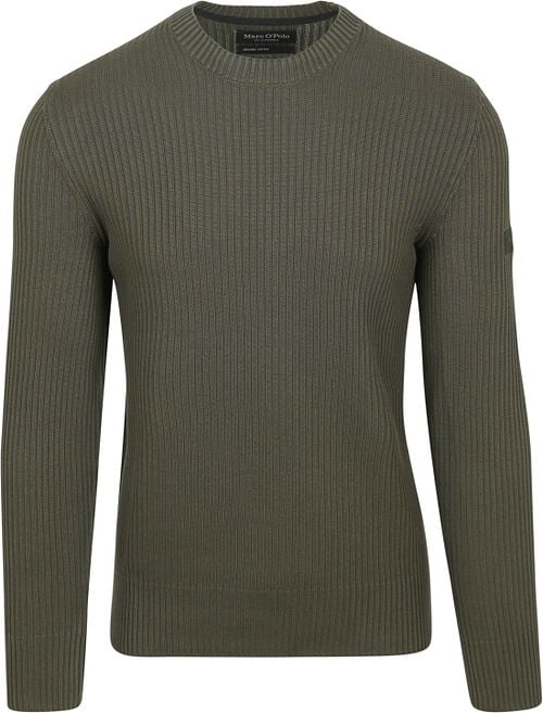 Marc O'Polo Pullover Ribbed Green Product