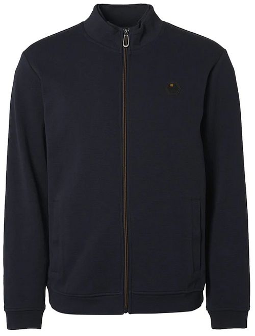 No Excess Cardigan Zippé Bleu Foncé Product
