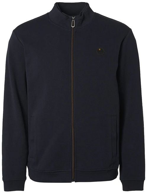 No Excess Full Zip Vest Donkerblauw Product