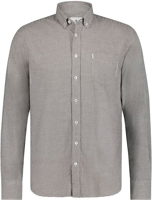 State Of Art Shirt Wool Pied De Poule Green Product