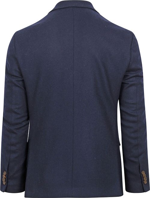 Suitable Tweed Blazer Navy Product / Achterkant