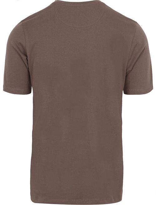 Suitable Respect T-shirt Jim Taupe Product / Achterkant