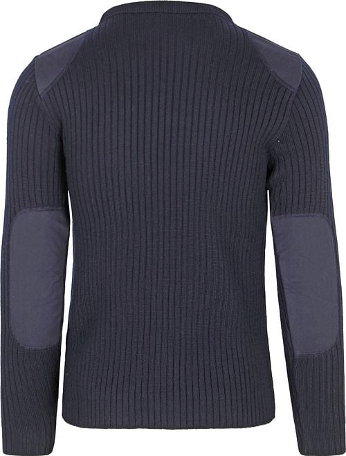 Armor-Lux Binic Trui Wol Navy Product / Achterkant