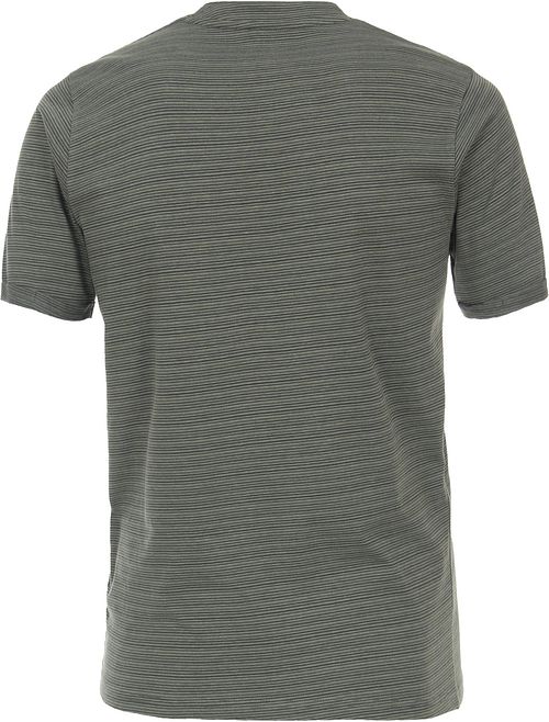 Casa Moda T-Shirt Green Stripes Product / Achterkant