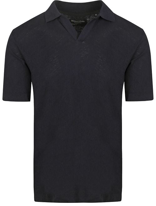 Marc O'Polo Polo Shirt Riva Linen Blend Navy Product