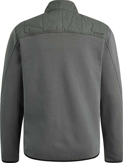 Cast Iron Jacke Interlock Grün Product / Achterkant