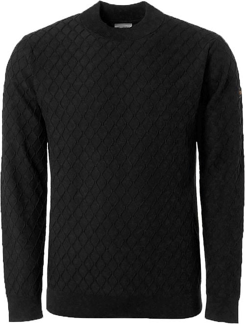 No Excess Trui Jacquard Gebreid Zwart Product