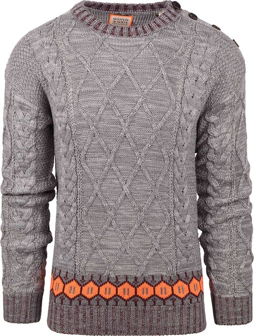 Scotch and Soda Pullover Melange Grau Product