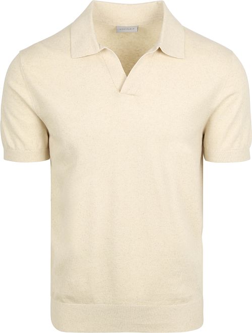 Suitable Polo Shirt Riva Linen Ecru Product