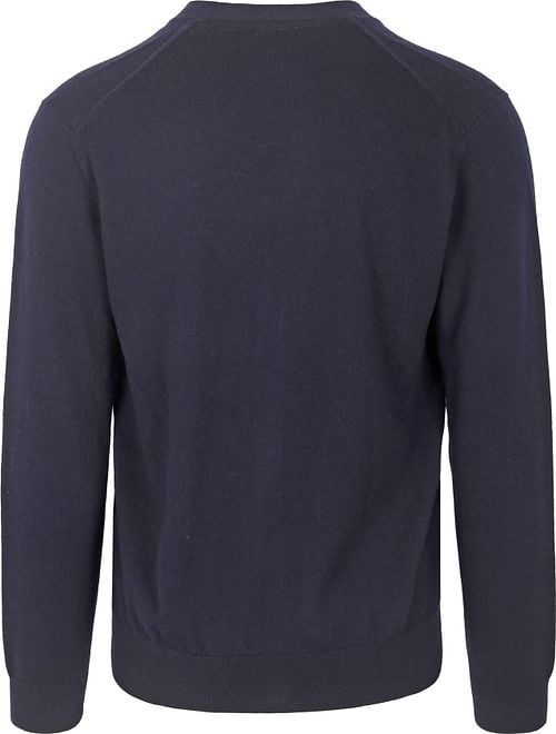 Olymp Cardigan Wool Navy Product / Achterkant