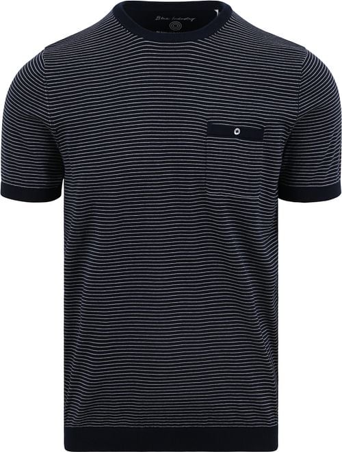 Blue Industry T-Shirt Streifen Navy Product