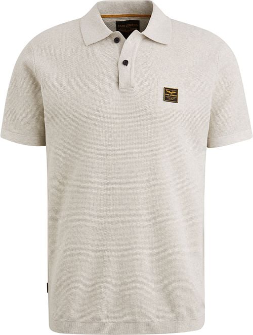 PME Legend Polo Shirt Knitted Ecru Product