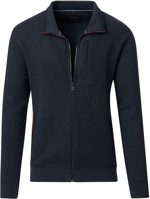 Casa Moda Pullover Zip Navy Product