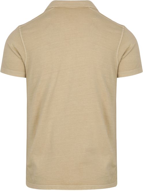 Dstrezzed Poloshirt Rowan Beige Product / Achterkant