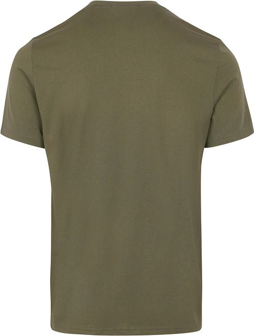 Fred Perry T-Shirt M4580 Olijfgroen Product / Achterkant
