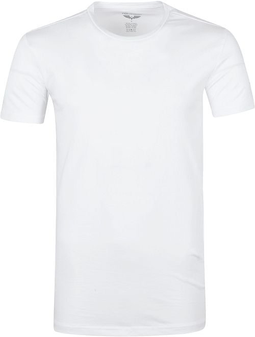 PME Legend Basic T-Shirt 2er Pack O-Ausschnitt Weiß Product