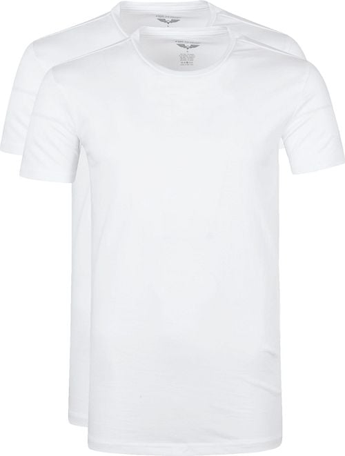 PME Legend T-Shirt Simple Lot de 2 Col rond Blanc Product