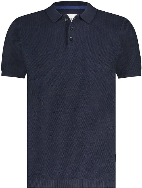 State Of Art Knitted Poloshirt Navy Product