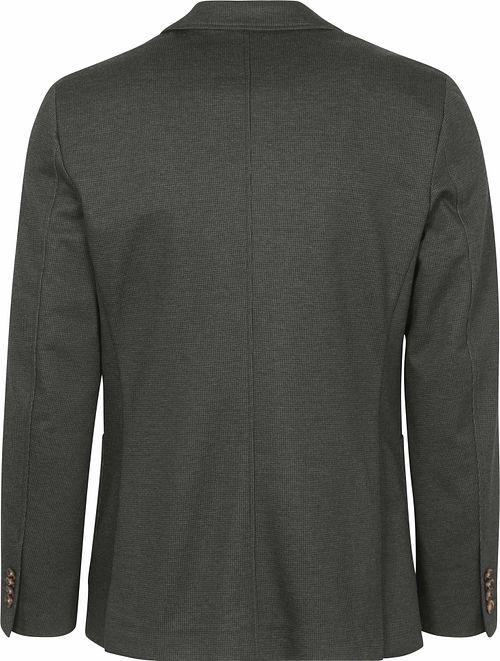Suitable Sports Jacket Fame Pied de Poule Dark Green Product / Achterkant