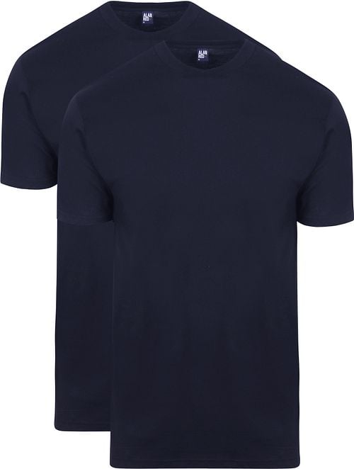 Alan Red T-shirt Virginia O-Neck Navy 2-Pack Product