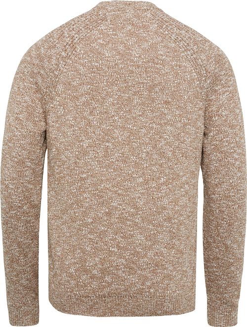Cast Iron Jersey Brown Melange Product / Achterkant