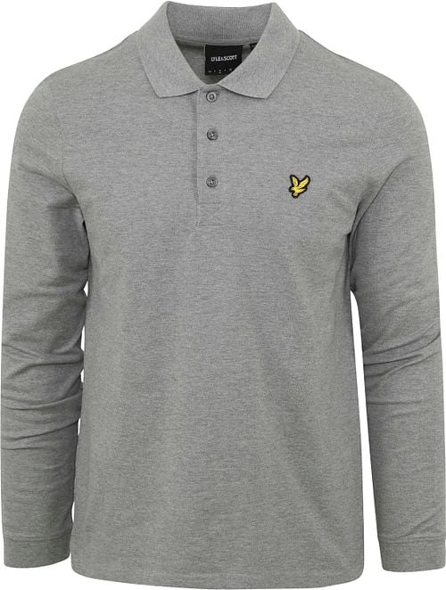 Lyle and Scott Polo Manches Longues Gris Product