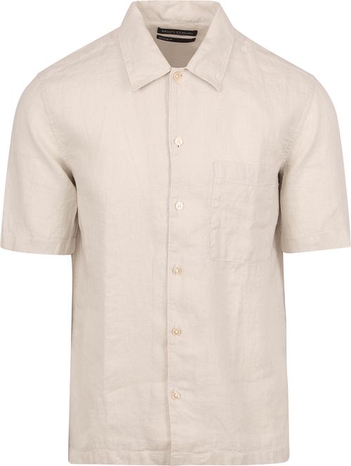 Marc O'Polo Chemise Manches Courtes De Lin Ecru Product