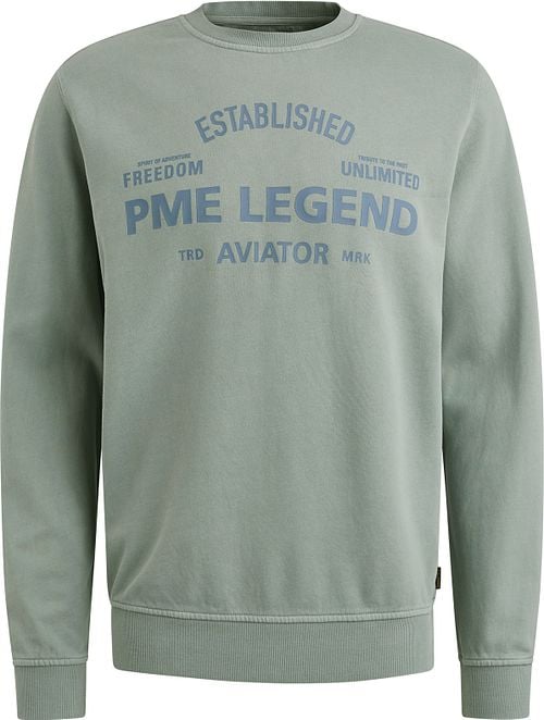 PME Legend Sweater Logo Silver Blue Product