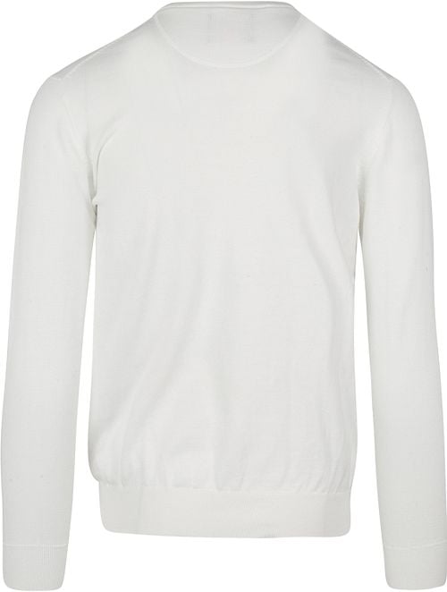 Suitable Pullover O-Neck White Product / Achterkant