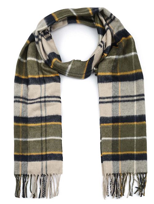 Barbour Scarfs Woolmix Tartan Yaxley Green Product