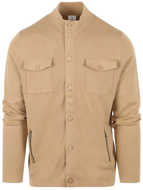 Blue Industry Zipper Cardigan Camel Product