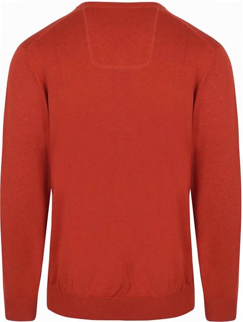 Casa Moda Pullover V-Halsausschnitt Orange Product / Achterkant