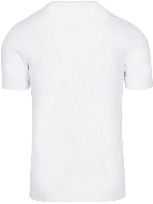 Olymp T-shirt Deep V-Neck Stretch Product / Achterkant