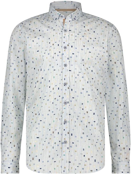State of Art Chemise Twill Impression Bleu Clair Product