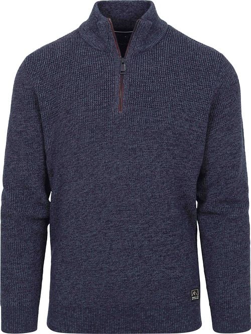 Casa Moda Half Zip Trui Blauw Product