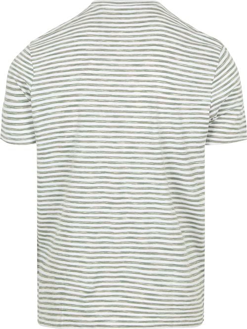 No Excess Stripes T-Shirt Green Product / Achterkant