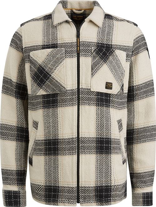 PME Legend Overshirt Heavy Yarn Checks Ecru Product