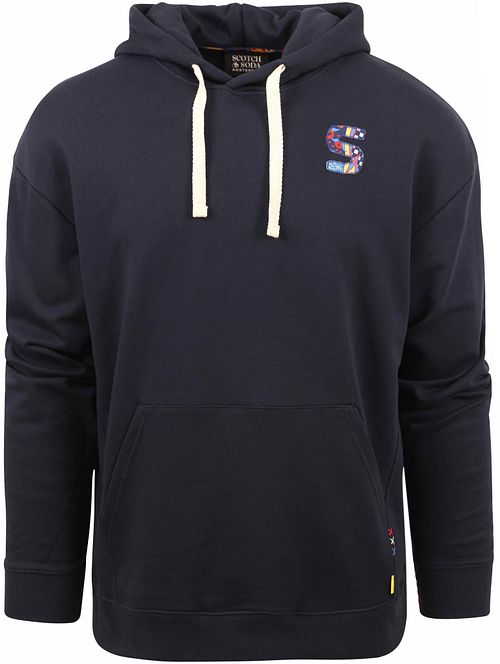 Scotch and Soda Bandana Hoodie Marine Product