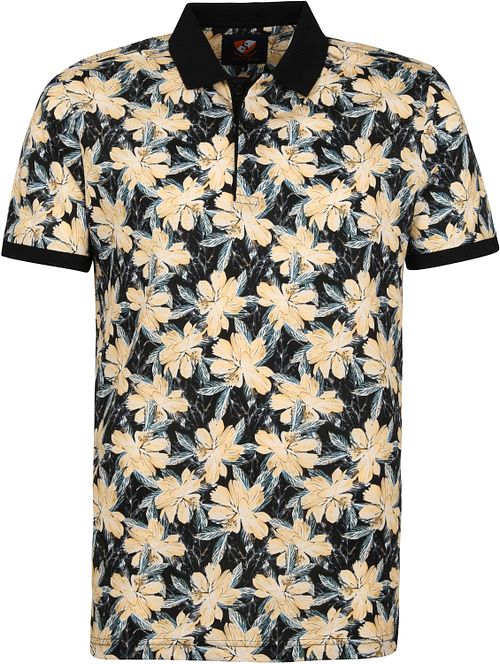 Suitable Polo Floral Dark Blue Navy Product