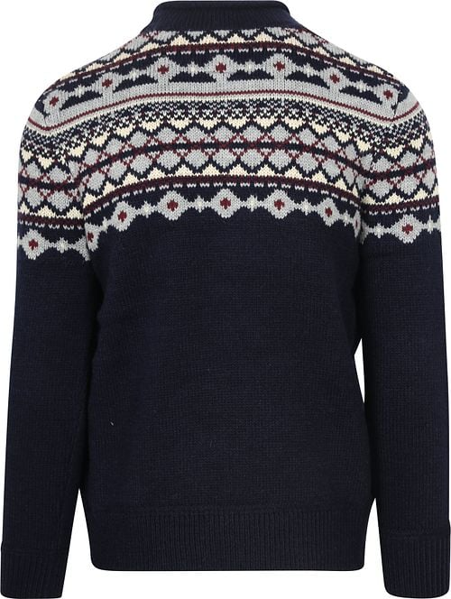 Superdry Fairisle Trui Navy Product / Achterkant