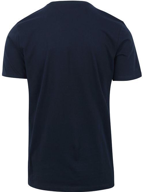 KnowledgeCotton Apparel T-shirt Dark Blue Product