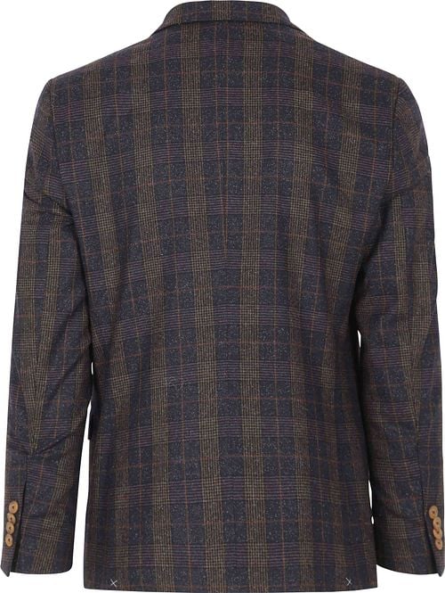 Suitable Prestige Blazer Deloro Pane Navy Product / Achterkant