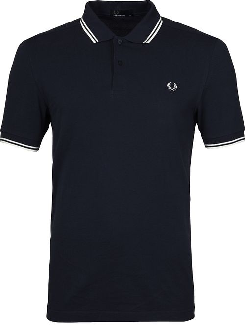 Fred Perry Polo Bleu Marine Blanc Product