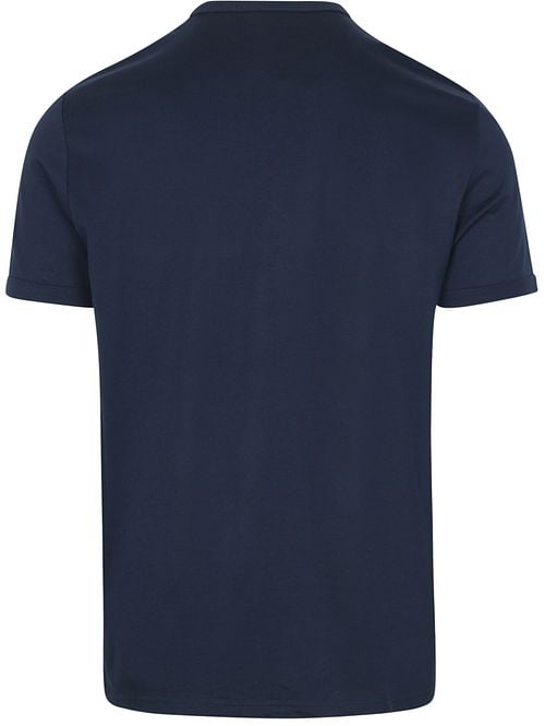 Fred Perry T-shirt Ringer Tennis Blue Product / Achterkant