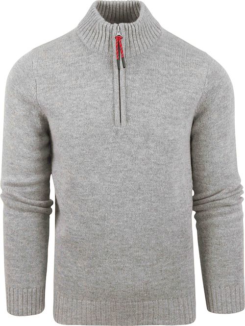 NZA Half Zip Sweater Ohaeawai Wool Grey Product